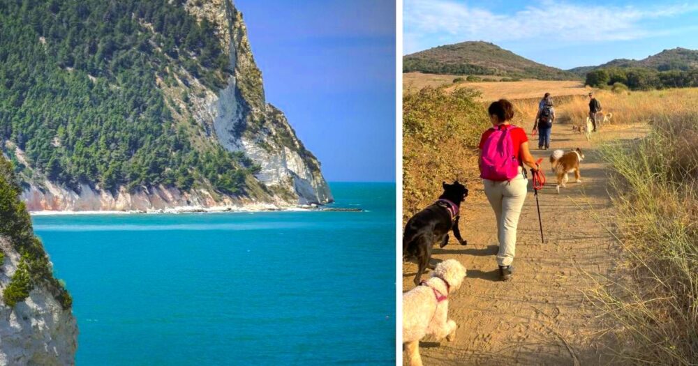 Weekend Dog Trek e Mare sulla Riviera del Conero